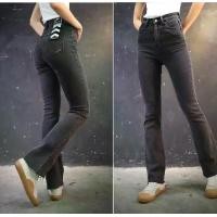 ราคา กางเกงยีนส์ ขาบาน ขาม้า ใส่สบาย (1729601616629107561)