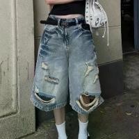 ราคา กางเกงยีนส์ขาตรง สไตล์อเมริกันฮาร์เทรส unisex สำหรับผู้หญิง ดีไซน์เอวสูงใหม่ในฤดูร้อน กางเกงขายาวทรงด้อย กางเกง คาร์โก้ กระบอก กางเกงยีนส์ ทรงเอ hara pinion denim (1731728841101968425)