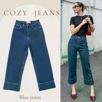 ราคา กางเกงยีนส์ฉลาก EVE รหัส 5505 ทรงตรงกลาง ขากว้าง ชายเสื้อตัดแต่ง ผ้านิ่มยืด คาร์โก้ promthong mom jeans สกาย แจกก พิกัด กางเกง ยีนส์ ยีนส์ เท่ๆ กางเกงยีนส์ (1732016256052266181)