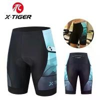 ราคา กางเกงปั่นจักรยานขาสั้น X-TIGER สำหรับผู้ชาย แห้งเร็ว ระบายอากาศได้ดี เหมาะสำหรับฤดูร้อน ชุดปั่นจักรยาน พร้อมแผ่นรองฟองน้ำมืออาชีพ เหมาะสำหรับจักรยานเสือภูเขาและเสือหมอบ กางเกงขาสั้น (1732390031896577