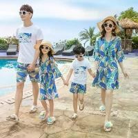 ราคา ชุดจับคู่ครอบครัว, ชุดฤดูร้อน, แม่ลูกสาว, ชุดแฟชั่นวันหยุดริมทะเล, พ่อลูกชายเสื้อยืด + กางเกงขาสั้น, ชุดเสื้อผ้าชายหาดสำหรับคู่รัก, เสื้อผ้าจับคู่คู่ (1730670553406409627)