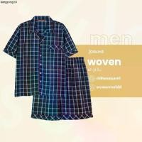 ราคา คลังสินค้า Josilins ชุดนอน ชุดอยู่บ้าน เสื้อแขนสั้น กางเกงขาสั้น ป้าย Anker Stubert ผ้าวูเว่น ใส่ได้ชายหญิง คละลาย (1732422434589804105)