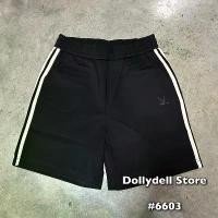ราคา 6603 กางเกงขาสั้น Dolly Dolly ปักนก แถบขาว ผ้ายืดกระชับ (1732250226919048610)
