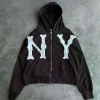 ราคา เสื้อสเวตเตอร์ซิป, ปัก NY, สไตล์ยุโรปและอเมริกา, เสื้อฮู้ด Y2K, เสื้อแจ็คเก็ต Unisex, ใหม่ในปี 2024 (1731621882990528480)