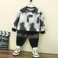 ราคา เด็กวัยหัดเดิน เด็กผู้ชาย แฟชั่น แขนยาว เสื้อสเวตเตอร์ และ กางเกงขายาว เซ็ต เหมาะสำหรับชุดฤดูใบไม้ผลิและฤดูใบไม้ร่วง (1732095738217596138)