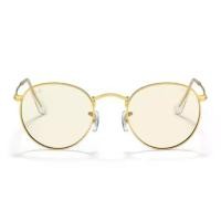 ราคา แว่นกันแดด Rayban RB3447 9196BL Round Metal Gold/Photochromic (1732414668698387632)