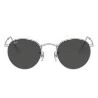 ราคา แว่นกันแดด Rayban RB3447 9198B1 Round Metal Gunmetal/Dark Grey (1732242098427495600)