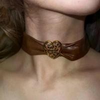 ราคา สร้อยคอ Choker, ลายเสือดาว Maillard, ปลอกคอรัก, หนังวินเทจ, สีน้ำตาล, ราคาไม่แพง, หรูหรา, สำหรับผู้หญิง Hottie, สร้อยคอโซ่กระดูกไหปลาร้า (1731920170334324417)