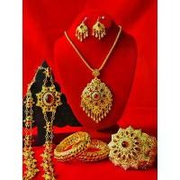 ราคา สร้อยคอ ชุดไทย ชุดเจ้าสาว สร้อยคอลงยา ชุดไทยแก้บน แบบเซ็ต (1731946195264505102)