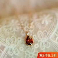 ราคา สร้อยคอ, La Vie En Rose, กุหลาบชีวิตลึกรักสีแดงธรรมชาติโกเมนสีแดง, โซ่กระดูกไหปลาร้า (1732276227408103207)