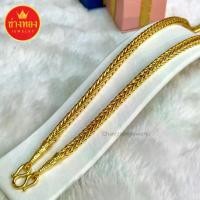 ราคา เหมือนจริงทุกจุด สร้อยคอ5บาท ลายสี่เสา มั่นใจทุกครั้งที่สวมใส่ งานประณีตเหมือนจริง ทองไมครอน ทองโคลนนิ่ง ช่างทอ ขายร้อน (1731986527986811961)