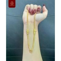 ราคา ทองแม่มะตูม สร้อยคอ 6 เสาตุ้มพิกุล น้ำหนัก 1 บาท ยาว 24 นิ้ว งานไมคอนเกรดพรีเมียม(โปร9.9) (1732352603830257663)