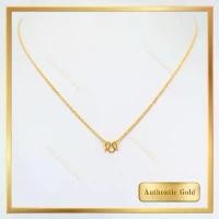 ราคา สร้อยคอ 1/2 สล. ลายโซ่แบน 96.5% (ความยาว 18นิ้ว) (1730886408467351908)