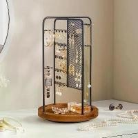 ราคา ขาตั้งเครื่องประดับหมุนได้หลายชั้น ถอดออกได้ ทำจากเหล็กและไม้เนื้อแข็ง เหมาะสำหรับต่างหู สร้อยคอ และการแสดงผลเครื่องประดับ ชั้นวางของ มี COD ส ก ั ว ด ิ ส ช ั ้ น เ ห (1731708335737439532)