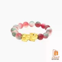 ราคา AURORA [ สร้อยข้อมือ ] สร้อยข้อมือปี่เซียะหินจักรพรรดิ สีฮกลกซิ่ว (1729736261029759157)