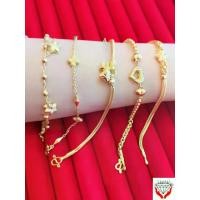 ราคา สร้อยข้อมือ 1 สลึง ทองคำแท้ 96.5% มีใบรับประกัน (1732140422620022667)