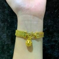 ราคา สร้อยข้อมือ สี่เสาแพถุงทอง น้ำหนัก 3 บาท (ข370) (1732285344209012694)