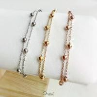 ราคา Anya 14k bracelet. (สร้อยข้อมือ งานชุบ 14k สแตนเลส สวยทน โดนน้ำหอม แอลกอฮอล์ได้ ไม่ลอก) ทอง หุ้ม (1732228245713946558)