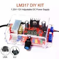 ราคา ชุด DIY LM317 โมดูลจ่ายไฟปรับแรงดันไฟฟ้าได้, 110V 220V ถึง 1.25V-12.5V, แผงวงจรพิมพ์ PCB, อิเล็กทรอนิกส์, เหมาะสำหรับ DIY (1731334000573385392)