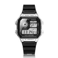 ราคา นาฬิกาซิลิโคน อิเล็กทรอนิกส์ OHSEN Aosheng 1810 สำหรับผู้ชาย ทันสมัย เรืองแสง พร้อมนาฬิกาปลุก ฟังก์ชั่นปฏิทินและสัปดาห์ กันน้ำ (1732343268495688734)