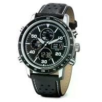 ราคา นาฬิกาข้อมือผู้ชาย อิเล็กทรอนิกส์ กันน้ำ หนังสีดำ ดีไซน์ดั้งเดิม สไตล์สปอร์ตลำลอง หน้าปัดใหญ่ นาฬิกาดิจิตอลธุรกิจ เหมาะสำหรับผู้ชาย (1731427767353050638)