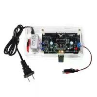 ราคา ชุดจ่ายไฟควบคุมแรงดันไฟฟ้า, DIY, พร้อม LM317, สำหรับโครงการต่าง ๆ อิเล็กทรอนิกส์, เอาต์พุตปรับได้ 1.25V-12V, รวมถึงโวลต์มิเตอร์, เคสอะคริลิค (1732240304208250291)