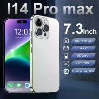 ราคา L14 Pro Max สมาร์ทโฟน 7.3 นิ้ว ความจำ 16+1TB พร้อมฟังก์ชั่นจดจำใบหน้า แบตเตอรี่ 8000mAh ระบบ Android 13 (1732079050336536074)
