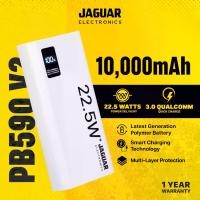 ราคา พาวเวอร์แบงค์, อุปกรณ์อิเล็กทรอนิกส์จากัวร์, PB590 V2, 10000mAh, จอแสดงผลดิจิตอล, 22.5W PD/QC 3.0 Type-C, สีดำ, ที่ชาร์จแบบพกพา, อินเทอร์เฟซ USB-C เข้า/ออก (1730676399020280099)