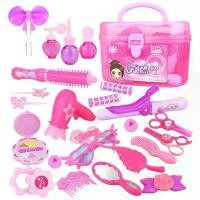 ราคา ของเล่นแต่งหน้าเด็ก แกล้งเล่น ชุดแต่งหน้า สีชมพู 25/32 ชิ้น ของเล่นจำลองทำผมเจ้าหญิง สำหรับเด็กผู้หญิง แต่งหน้า เครื่องสำอาง (1730428082711136465)