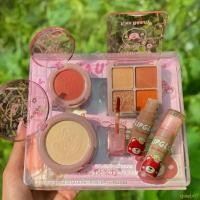 ราคา qwab67 คลังสินค้า เซตแต่งหน้า Kiss Beauty Beauty Set 4 ชิ้น อายแชโดว์ บลัชออน ลิปแมท แป้งพัฟคุมมัน ได้ครบเซต คุ้มมาก สีสวย ติดทน (1732418093560726707)
