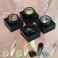 ราคา ใหม่ สไตล์ญี่ปุ่น แฟลช ยาทาเล็บ เจลทาเล็บ เพ้นท์ เจล โลหะ แพลตตินั่ม เจล กลิตเตอร์ ยาทาเล็บ ขอบ เจลระบายสี เล็บ ศิลปะ เจล ทําเล็บ (1730890386433936025)