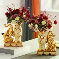 ราคา แจกันรูปช้าง เซรามิกทันสมัย เหมาะสำหรับตกแต่งโต๊ะ แกนกลาง ห้องครัว สำนักงาน ตกแต่งงานแต่งงาน หรือตกแต่งห้องนั่งเล่น ของตกแต่งบ้านสวยงาม เหมาะสำหรับฤดูใบไม้ผลิและฤดูร้อน นพเก้า หิน นําโชค (173227643332
