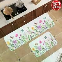 ราคา ชุดพรมเช็ดเท้าสีแดงและสีม่วงสีน้ำ ดอกไม้ป่า พร้อมลายผีเสื้อ 2 ชิ้น เหมาะสำหรับห้องครัว เสื่อวิ่ง ห้องนั่งเล่น ห้องนอน ทางเดิน ห้องน้ำ อ่างล้างจาน ห้องซักรีด พรมเช็ดทำความสะอาด ทำ (1732114767564997947)