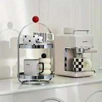 ราคา INTAY ชั้นวางของทรงกลมสไตล์วินเทจ ดีไซน์เหล็กดัด 2 ชั้น ออแกไนเซอร์ตั้งโต๊ะอเนกประสงค์ เหมาะสำหรับถ้วยกาแฟ ขวดน้ำหอม ของกระจุกกระจิก เหมาะสำหรับบ้าน สำนักงาน ร้านกาแฟ ห้องน้ำ ไม่ต้องใช้ไฟฟ้า 1 ชิ้น (1