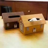ราคา กล่องทิชชู่รูปบ้าน ดีไซน์ลายไม้ สไตล์โมเดิร์นคันทรี โฮมสเตย์ พร้อมถาดเชือกไม้ เหมาะสำหรับเดสก์ท็อป ห้องน้ำ สำนักงาน และตกแต่งโต๊ะข้างเตียง กล่องเก็บของสไตล์เรโทร มัลติฟังก์ชั่น (1732433497801328393)