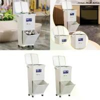 ราคา ถังขยะ 2 ชั้น สำหรับห้องครัว ห้องน้ำ และโรงแรม เหมาะสำหรับร้านอาหาร ถังขยะสำหรับคัดแยก (1732284660716177234)