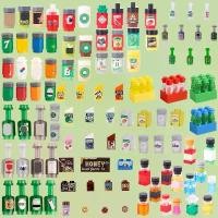 ราคา บล็อกตัวต่อขวดเครื่องดื่ม, ตัวเลขถนน MOC, ซูเปอร์มาร์เก็ต, นม, โซดา, เบียร์, เครื่องดื่ม, ไวน์, โมเดลเครื่องประดับ, อิฐ, ของขวัญของเล่นเด็ก (1732289284119757933)