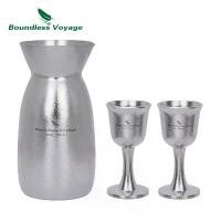 ราคา ชุดสาเกญี่ปุ่น ไททาเนียม บลูเวิลด์ 3 ชิ้น ขวดสาเก 150 มล. พร้อมถ้วย 2 ถ้วย เครื่องใช้บนโต๊ะอาหารแบบพกพา เครื่องดื่ม ไวน์ ญี่ปุ่น/โซจู/เครื่องดื่ม/ชา เหมาะสำหรับการเดินทางกลางแจ้ง (1732195842297005066)