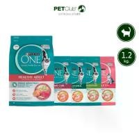 ราคา [PETClub] PURINA ONE อาหารแมว 1.2kg. 3 สูตร สูตรอัพเกรด! (1732147733718927009)