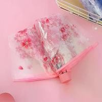 ราคา ร่มแบบแมนนวล 8 ซี่โครง ดีไซน์ดอกซากุระใส ลายดอกไม้สีชมพู ทุกสภาพอากาศ กันลม พับได้ Unisex เหมาะสำหรับการเดินทาง การเดินทาง กิจกรรมกลางแจ้ง เครื่องประดับหรูหรา (1732211967999117285)