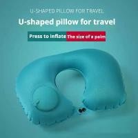 ราคา หมอนรูปตัวยูเป่าลม แบบพกพา บรรจุได้ กดเป่าลม รองรับคอ จำเป็นสำหรับการเดินทาง หมอนรองคอ เหมาะสำหรับเครื่องบิน (1731419952826451895)