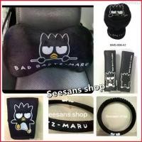 ราคา Thomas2 ผ้า หมอนรองคอ,หุ้มเกียร์,หุ้มพวงมาลัย,หุ้มเข็มขัดนิรภัยรถยนต์ ลาย#แบดๆๆสีดำ ลิขสิทธิ์แท้ Car รถจักร (1729638235841267771)