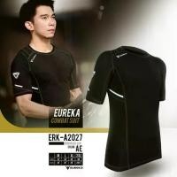 ราคา ERK-A2027 เสื้อ รัดกล้ามเนื้อ รัดรูป บอดี้ฟิต bodyfit ยูเรก้า แขนสั้น EUREKA COMBAT SUIT ชาย + มี ใบกำกับภาษี สีดำ (1731010137951079371)