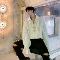 ราคา เสื้อแขนพัฟ สไตล์วังยุคกลางเข้ม เสื้อเชิ้ตผูกเชือก สำหรับผู้ชาย สไตล์เรโทรยุโรปและอเมริกา เหมาะสำหรับการแสดงละครดัดแปลง,ชุดซุปเปอร์ฮีโร่กวนๆ furry suit (1731590798350058680)