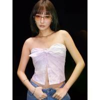 ราคา [Pomelo] เสื้อเกาะอกดีเทลโบว์ผูก / Bow Tie Tube (1730582063897086043)
