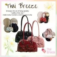 ราคา พร้อมส่งจากไทย Thai Breeze leather bag women's bag Hobo bag bow bag lastella กระเป๋า berry q butterfly PU กระเป๋าถือ กระเป๋าผ้า กระเป๋า (1731486559291671917)