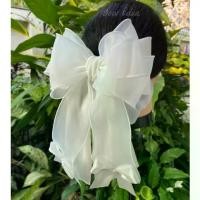 ราคา [COD] โบว์ติดผม เน็ตติดผม แฟชั่น เครื่องประดับผม กิ๊บติดผม โบว์พยาบาล โบว์ใหญ่ ริบบิ้นโบว์ เน็ตคลุมผม bow (1732300395417142767)