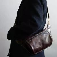 ราคา กระเป๋าคาดเอวหนังฟอกผักย้อนยุค, Unisex, กระเป๋าคาดหน้าอก Crossbody, กระเป๋าสะพายไหล่หนังวัวส่วนบุคคล, มาใหม่, [COD] คาด เอว (1731888740437624403)