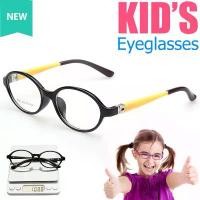 ราคา Korea เกาหลี แว่นเด็ก แฟชั่น รุ่น 8801 C-2 สีดำขาเหลือง วัสดุ พีซี เกรด เอ PC A กรอบเต็ม ขาสปริง แว่นตาเด็ก Kid Glasses (1732267330414150843)
