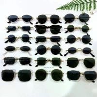 ราคา ขายร้อน แว่นวินเทจ ทรงเด็กช่าง Style 4kings แว่นรูแปง อินทร แว่นกันแดด สีดำ สุดฮิตVintage glasses, style 4kings glasses (1731808168189593504)